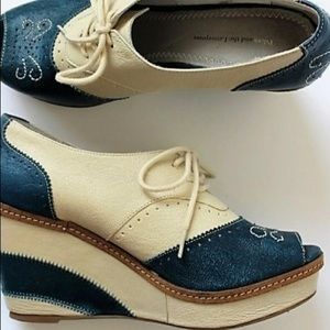 Unique and rare Anthropology Pilcro oxford